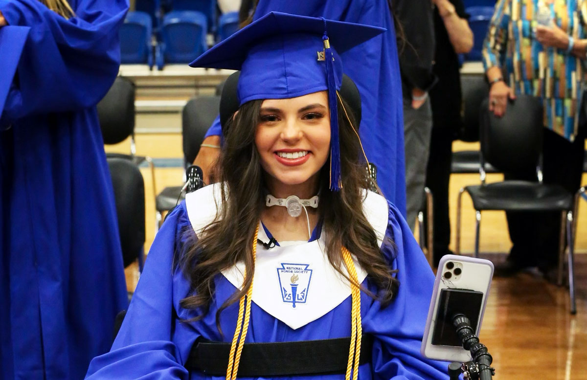 Brooklyn Boyer at her graduation