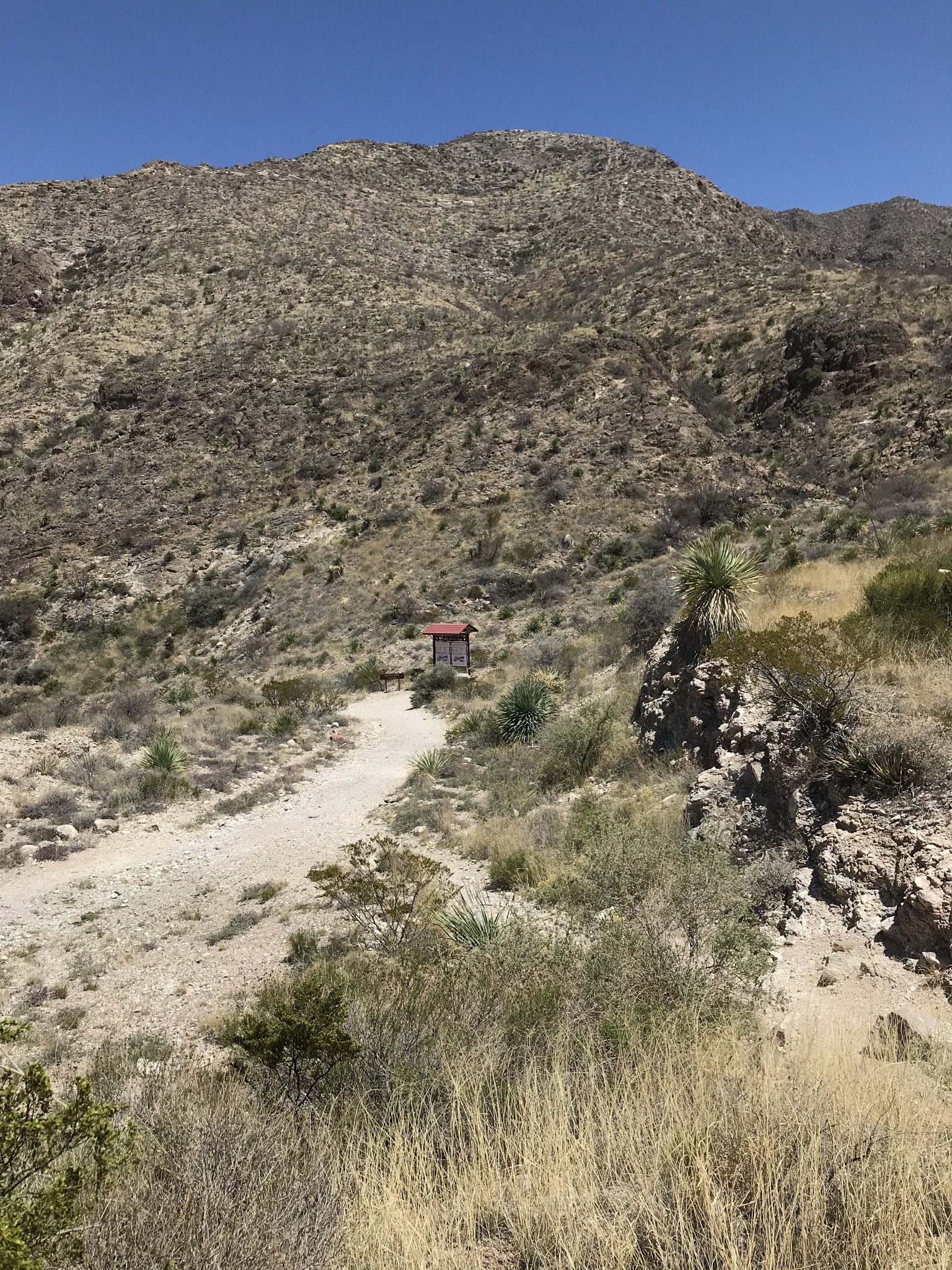 Franklin Mountains State Park at El Paso