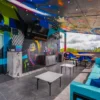 San Antonio Airbnb for group with a karaoke stage