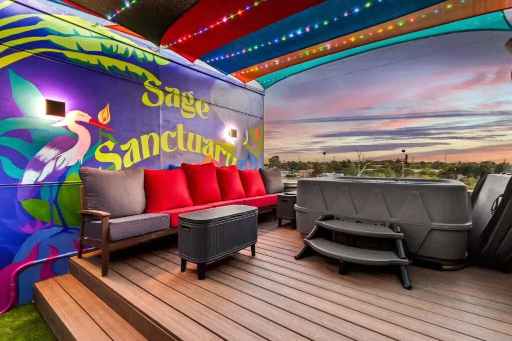 Sage Sanctuary rooftop near the Pearl in San Antonio