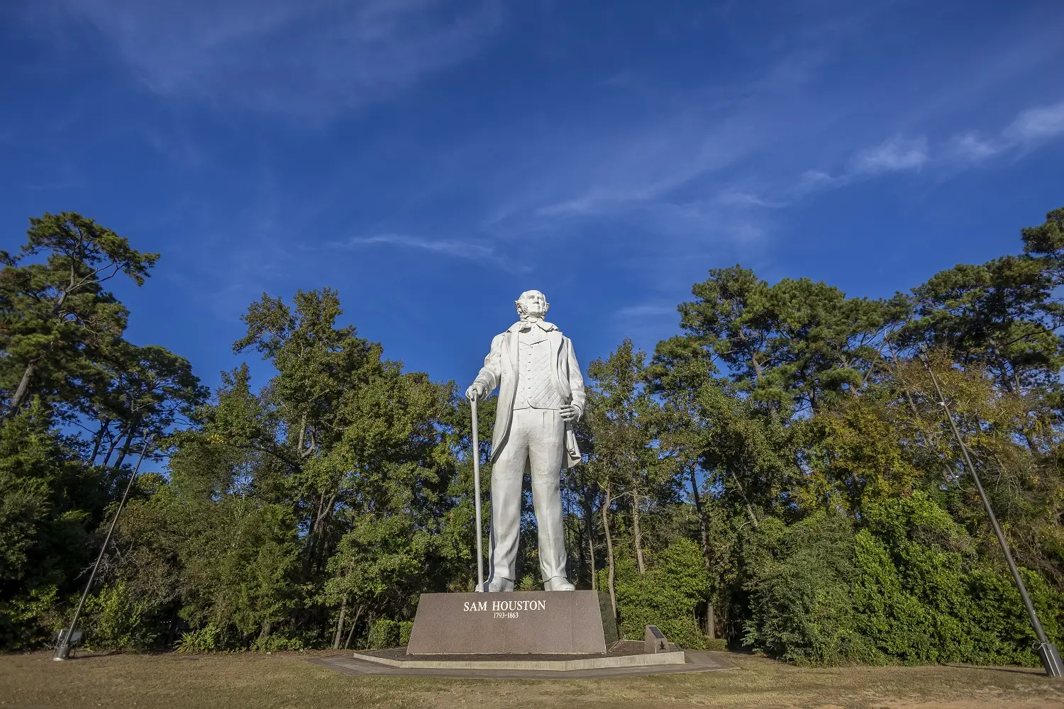 Standing Tall: The Iconic Sam Houston Statue in Huntsville, Texas – A Monument to Leadership and Legacy. | Source: leapatshsu.com