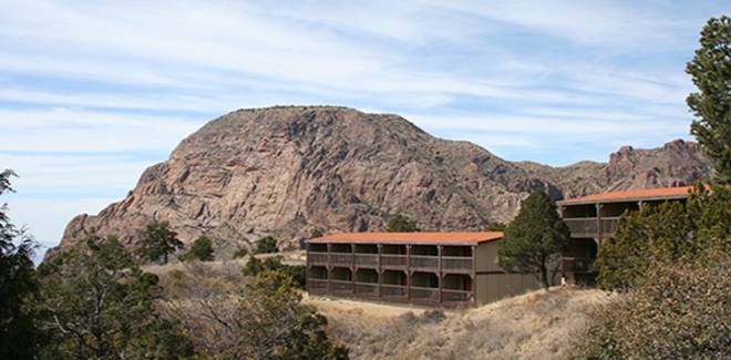 Chisos Mountain Lodge nestled in the heart of Big Bend National Park. | Source: nationalparkreservations.com