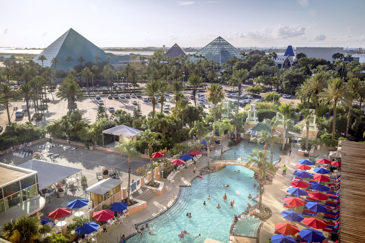 From pyramids to poolside — experience the ultimate island escape at Moody Gardens | Source: visithoustontexas.com