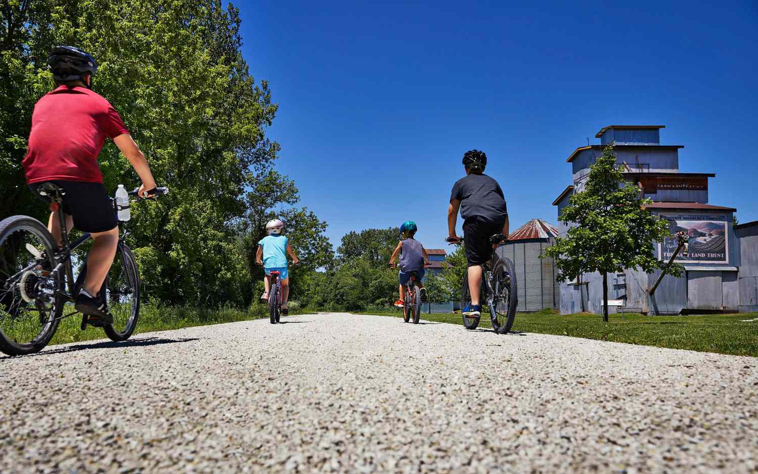 Katy Trail for a family bike ride
