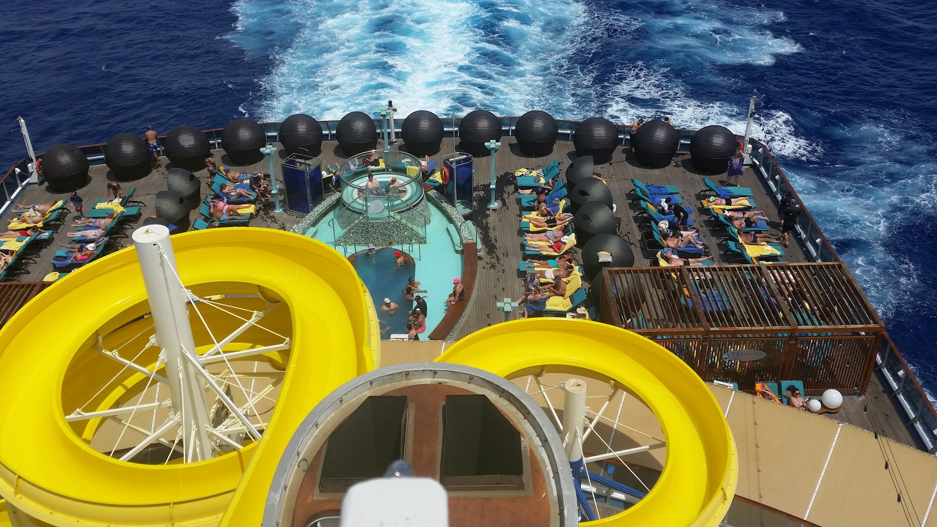carnival cruise waterslide