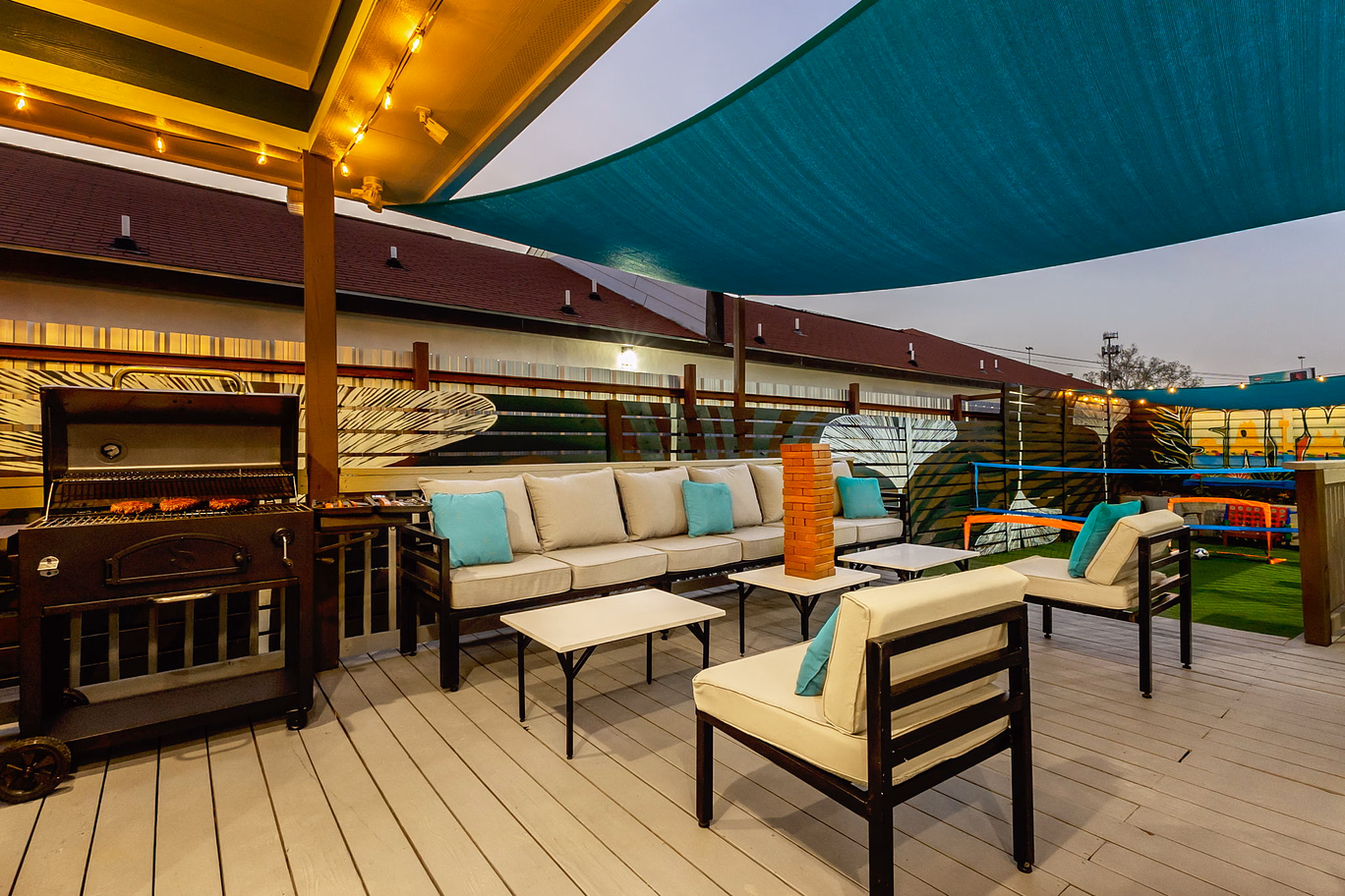 Your new favorite hangout spot. Fire up the grill, something to drink, and settle in for hours of easy conversation.