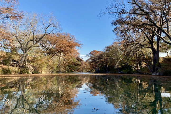 Autumn color along the Guadalupe River at Guadalupe River State Park