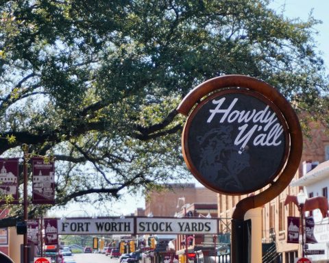 Howdy from the Fort Worth Stockyards on East Exchange Avenue