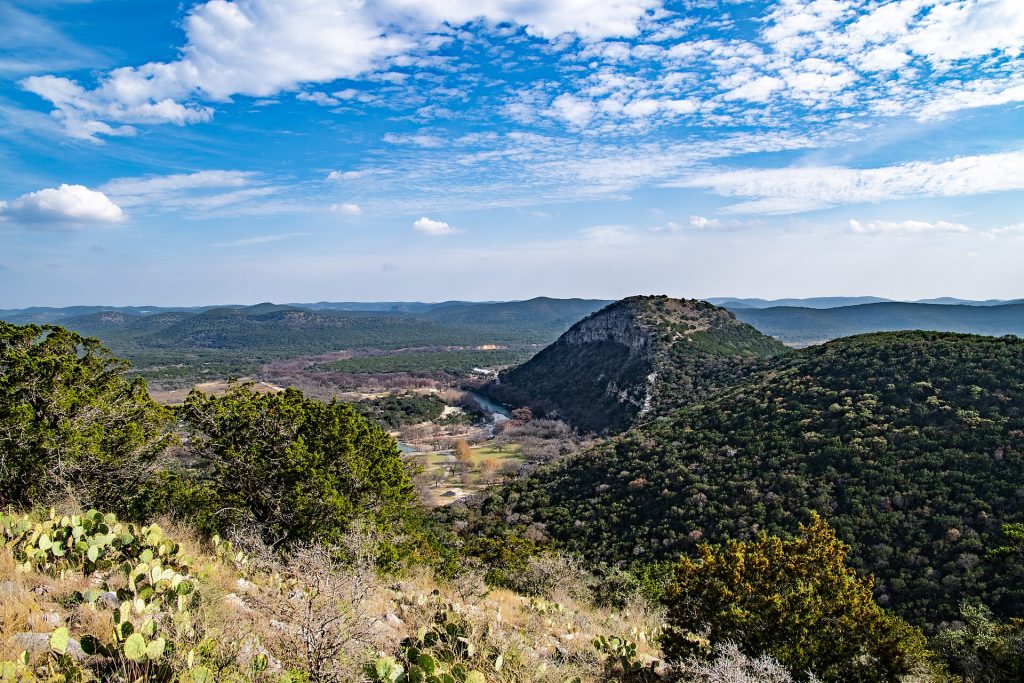 Old Baldy and the Frio River at Garner State Park