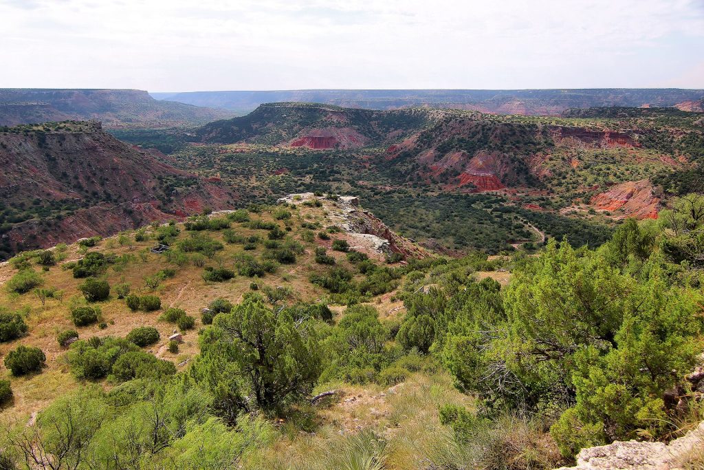 View of Palo Duro Canyon from the CCC Overlook