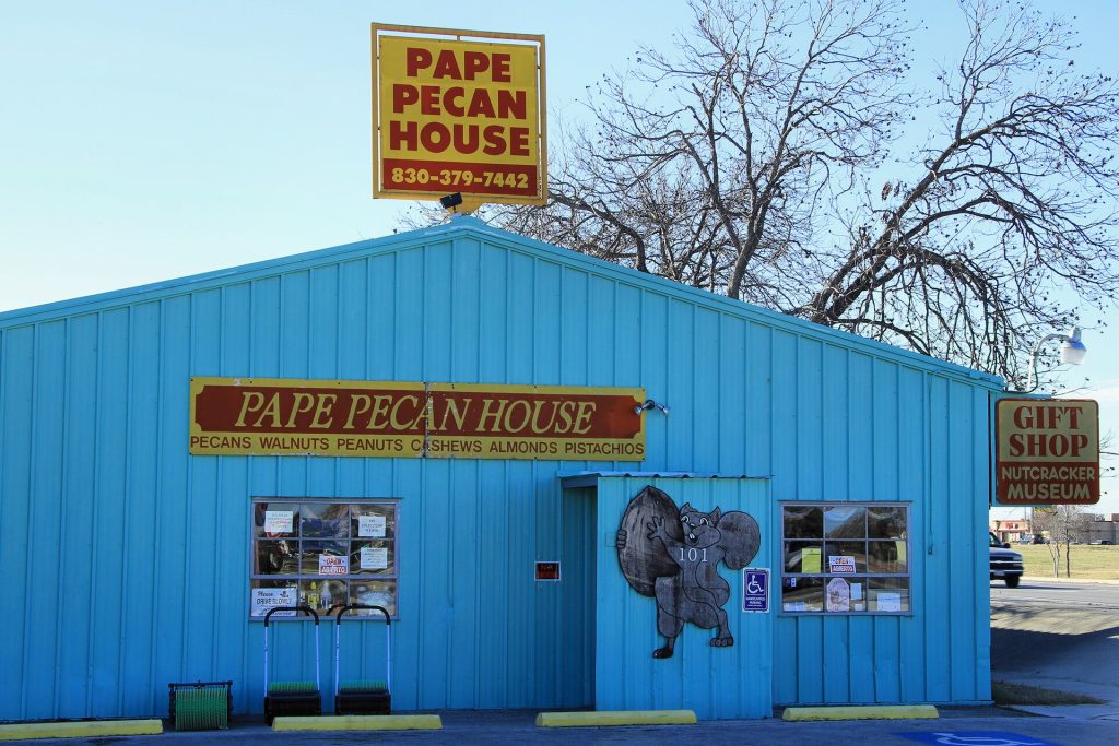 Pape Pecan House in Seguin, home of Pape's Nutcracker Museum