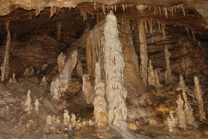 Pluto's Anteroom inside Natural Bridge Caverns
