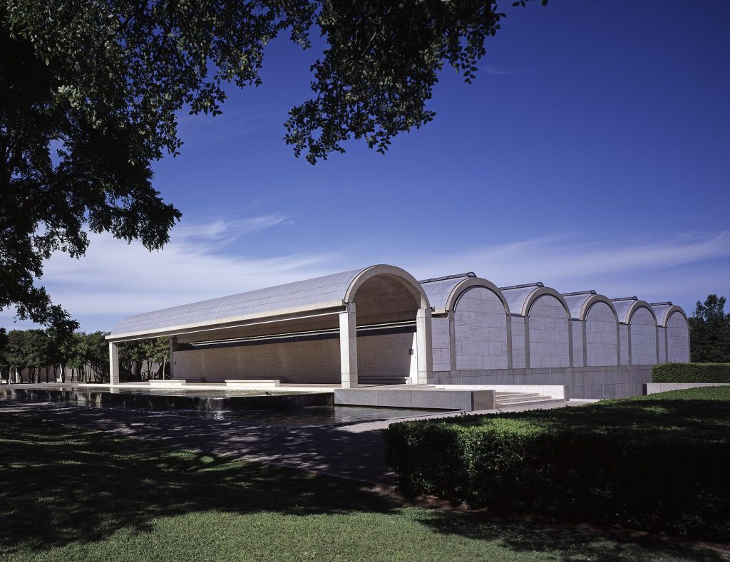 The Kimbell Art Museum in Fort Worth's Cultural District