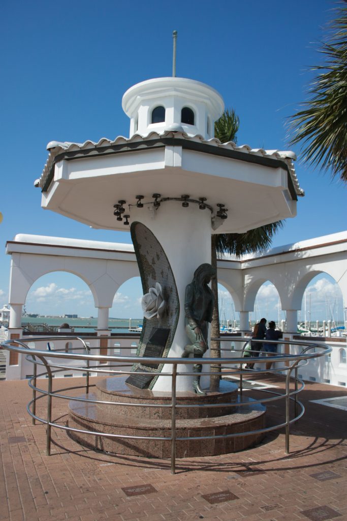 The Selena statue at Mirador de la Flor in Corpus Christi